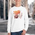 Football Basketball Baseball Heart Valentine Boys Men Kid Youth Crewneck Sweatshirt