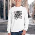 Game Day Baseball Retro Checkered Baseball Youth Crewneck Sweatshirt Game Day Baseball Retro Checkered Baseball Youth Crewneck Sweatshirt