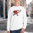 Heart Valentines Day Baseball Men Boys Kids Teens Youth Crewneck Sweatshirt Heart Valentines Day Baseball Men Boys Kids Teens Youth Crewneck Sweatshirt