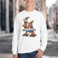 LA Sarape Los Angeles LA Sarape East LA Baseball Mexican Premium Tri-Blend Youth Crewneck Sweatshirt