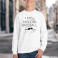 I Miss Modern Baseball Vintage Baseball Meme Tee Youth Crewneck Sweatshirt I Miss Modern Baseball Vintage Baseball Meme Tee Youth Crewneck Sweatshirt
