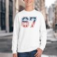 Number 67 USA Raglan Baseball Tee Youth Crewneck Sweatshirt