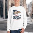 Pat's Pocket Pancakes Flag Baseball On Pancake Youth Crewneck Sweatshirt Pat's Pocket Pancakes Flag Baseball On Pancake Youth Crewneck Sweatshirt