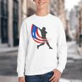 Puerto Rico Baseball Flag Player Boricua Heritage Sports Youth Crewneck Sweatshirt Puerto Rico Baseball Flag Player Boricua Heritage Sports Youth Crewneck Sweatshirt