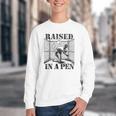 Raised In a Pen Baseball Pitcher Saying Bullpen Youth Crewneck Sweatshirt Raised In a Pen Baseball Pitcher Saying Bullpen Youth Crewneck Sweatshirt