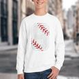 Vintage Baseball 8 Jersey Number 8 Youth Crewneck Sweatshirt
