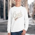 Vintage Baseball Coach Youth Crewneck Sweatshirt Vintage Baseball Coach Youth Crewneck Sweatshirt