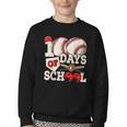 100 Days Of School Baseball 100th Day Of School Kids Teacher Youth Crewneck Sweatshirt 100 Days Of School Baseball 100th Day Of School Kids Teacher Youth Crewneck Sweatshirt