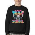 100 Days Of School Baseball Boys Kids 100th Day Of School Youth Crewneck Sweatshirt 100 Days Of School Baseball Boys Kids 100th Day Of School Youth Crewneck Sweatshirt