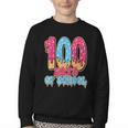 100 Days Of School Baseball Drip 100th Day Of School Youth Crewneck Sweatshirt 100 Days Of School Baseball Drip 100th Day Of School Youth Crewneck Sweatshirt