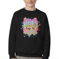 100 Days Of School Baseball Drip Boys Kids 100th Day Youth Crewneck Sweatshirt 100 Days Of School Baseball Drip Boys Kids 100th Day Youth Crewneck Sweatshirt