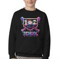 100 Days Of School Baseball Drip Boys For Men Kids Youth Crewneck Sweatshirt