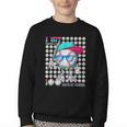 100 Days Of School Baseball Drip Ice Cream Boys Kids Youth Crewneck Sweatshirt 100 Days Of School Baseball Drip Ice Cream Boys Kids Youth Crewneck Sweatshirt