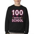 100 Days Of School Baseball Ice Cream Drip 100th Day Boys Youth Crewneck Sweatshirt 100 Days Of School Baseball Ice Cream Drip 100th Day Boys Youth Crewneck Sweatshirt