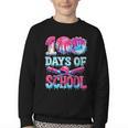 100 Days Of School Baseball Ice Cream Drip For Boys Kid Youth Crewneck Sweatshirt