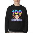 100 Days Of School Baseball Ice Cream Drip Kids Boys Teacher Youth Crewneck Sweatshirt 100 Days Of School Baseball Ice Cream Drip Kids Boys Teacher Youth Crewneck Sweatshirt