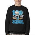 100 Days Of School Baseball Ice Cream Drip Student Kids Boys Youth Crewneck Sweatshirt 100 Days Of School Baseball Ice Cream Drip Student Kids Boys Youth Crewneck Sweatshirt