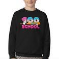 100 Days Of School Baseball Ice Cream Drip For Teacher Kid Youth Crewneck Sweatshirt 100 Days Of School Baseball Ice Cream Drip For Teacher Kid Youth Crewneck Sweatshirt