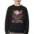 100 Days Of School Baseball Teacher 100 Days Smarter Student Youth Crewneck Sweatshirt 100 Days Of School Baseball Teacher 100 Days Smarter Student Youth Crewneck Sweatshirt