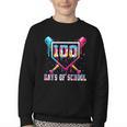 100 Days Of School Boy Kids Baseball Ice Cream Drip Teacher Youth Crewneck Sweatshirt 100 Days Of School Boy Kids Baseball Ice Cream Drip Teacher Youth Crewneck Sweatshirt