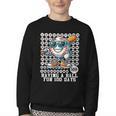 100 Days Of School Boys Baseball 100th Day Of School Kids Youth Crewneck Sweatshirt 100 Days Of School Boys Baseball 100th Day Of School Kids Youth Crewneck Sweatshirt