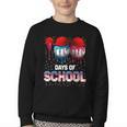 100 Days Of School Dripping Baseball 100th Day Teacher Boy Youth Crewneck Sweatshirt 100 Days Of School Dripping Baseball 100th Day Teacher Boy Youth Crewneck Sweatshirt