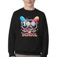 100 Days Of School Ice Cream Baseball Player For Kids Boys Youth Crewneck Sweatshirt 100 Days Of School Ice Cream Baseball Player For Kids Boys Youth Crewneck Sweatshirt