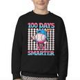 100 Days Smarter Baseball Drip Boys 100 Days Of School Kids Youth Crewneck Sweatshirt 100 Days Smarter Baseball Drip Boys 100 Days Of School Kids Youth Crewneck Sweatshirt