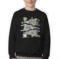 100 Days Smarter Baseball Sport School Celebration Youth Crewneck Sweatshirt 100 Days Smarter Baseball Sport School Celebration Youth Crewneck Sweatshirt