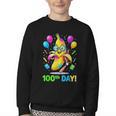 100th Day Of School Banana Baseball Drip For Kids Youth Girl Youth Crewneck Sweatshirt 100th Day Of School Banana Baseball Drip For Kids Youth Girl Youth Crewneck Sweatshirt