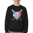 11th Birthday 11yr 2014 Baseball 11 Player 11th Birthday Youth Crewneck Sweatshirt 11th Birthday 11yr 2014 Baseball 11 Player 11th Birthday Youth Crewneck Sweatshirt
