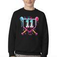 11th Birthday Boys Baseball Ice Cream Drip Boys Baseball Youth Crewneck Sweatshirt 11th Birthday Boys Baseball Ice Cream Drip Boys Baseball Youth Crewneck Sweatshirt