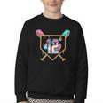 12th Birthday Baseball Bat Ice-Cream Drip 12yrs Old Boy Kid Youth Crewneck Sweatshirt 12th Birthday Baseball Bat Ice-Cream Drip 12yrs Old Boy Kid Youth Crewneck Sweatshirt