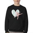 2 Sided Sorry Can't Dance Baseball Bye Mom Of Both Youth Crewneck Sweatshirt