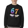 6 7 Six Seven Meme Hands Ice Cream Baseball Drip Boy Girl Youth Crewneck Sweatshirt 6 7 Six Seven Meme Hands Ice Cream Baseball Drip Boy Girl Youth Crewneck Sweatshirt