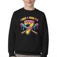 I Was 6 Now I'm 7 Dripping Ice Cream Baseball 67 Drip Youth Crewneck Sweatshirt I Was 6 Now I'm 7 Dripping Ice Cream Baseball 67 Drip Youth Crewneck Sweatshirt