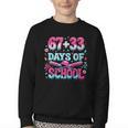 67 33 Days Of School Baseball Drip 100th Day Of School Boys Youth Crewneck Sweatshirt 67 33 Days Of School Baseball Drip 100th Day Of School Boys Youth Crewneck Sweatshirt