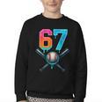 67 Baseball Meme Cool Drip Number 67 Player Or 67th Birthday Youth Crewneck Sweatshirt 67 Baseball Meme Cool Drip Number 67 Player Or 67th Birthday Youth Crewneck Sweatshirt