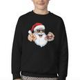 67 Baseball Santa Six Seven Meme Christmas Men Women Kids Youth Crewneck Sweatshirt