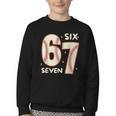 67 Baseball Six Seven 6 7 Meme Kids 67 Teen Boys 6-7 Youth Crewneck Sweatshirt 67 Baseball Six Seven 6 7 Meme Kids 67 Teen Boys 6-7 Youth Crewneck Sweatshirt