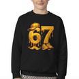 67 Brain Rot Meme Baseball Ice Cream Drip For Kids & Teens Youth Crewneck Sweatshirt 67 Brain Rot Meme Baseball Ice Cream Drip For Kids & Teens Youth Crewneck Sweatshirt