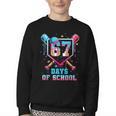 67 Days Of School 67th Day Baseball Meme Men Boys Kids Youth Crewneck Sweatshirt 67 Days Of School 67th Day Baseball Meme Men Boys Kids Youth Crewneck Sweatshirt