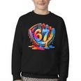 67 Drip Baseball Life Style 101 Apparel Youth Drip Kids Meme Youth Crewneck Sweatshirt