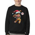 67 Gingerbread Man Playing Baseball Christmas 6 7 Meme Youth Crewneck Sweatshirt 67 Gingerbread Man Playing Baseball Christmas 6 7 Meme Youth Crewneck Sweatshirt