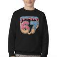 67 Ice Cream Drip Meme Baseball Youth Crewneck Sweatshirt