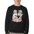 67 Meme Kawaii Cats Baseball Ice Cream Drip 6 7 Kids Youth Crewneck Sweatshirt 67 Meme Kawaii Cats Baseball Ice Cream Drip 6 7 Kids Youth Crewneck Sweatshirt