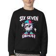 67 Meme Six Seven Bruh Baseball Ice Cream Drip Youth Crewneck Sweatshirt 67 Meme Six Seven Bruh Baseball Ice Cream Drip Youth Crewneck Sweatshirt