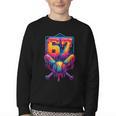 67 Meme Trendy Baseball Number 67 Player Six Seven Youth Crewneck Sweatshirt 67 Meme Trendy Baseball Number 67 Player Six Seven Youth Crewneck Sweatshirt