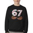 67 Trend Baseball Six Seven Number For Boys Men Youth Crewneck Sweatshirt