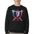 7th Birthday Boys Baseball Ice Cream Drip Boys Baseball Youth Crewneck Sweatshirt 7th Birthday Boys Baseball Ice Cream Drip Boys Baseball Youth Crewneck Sweatshirt